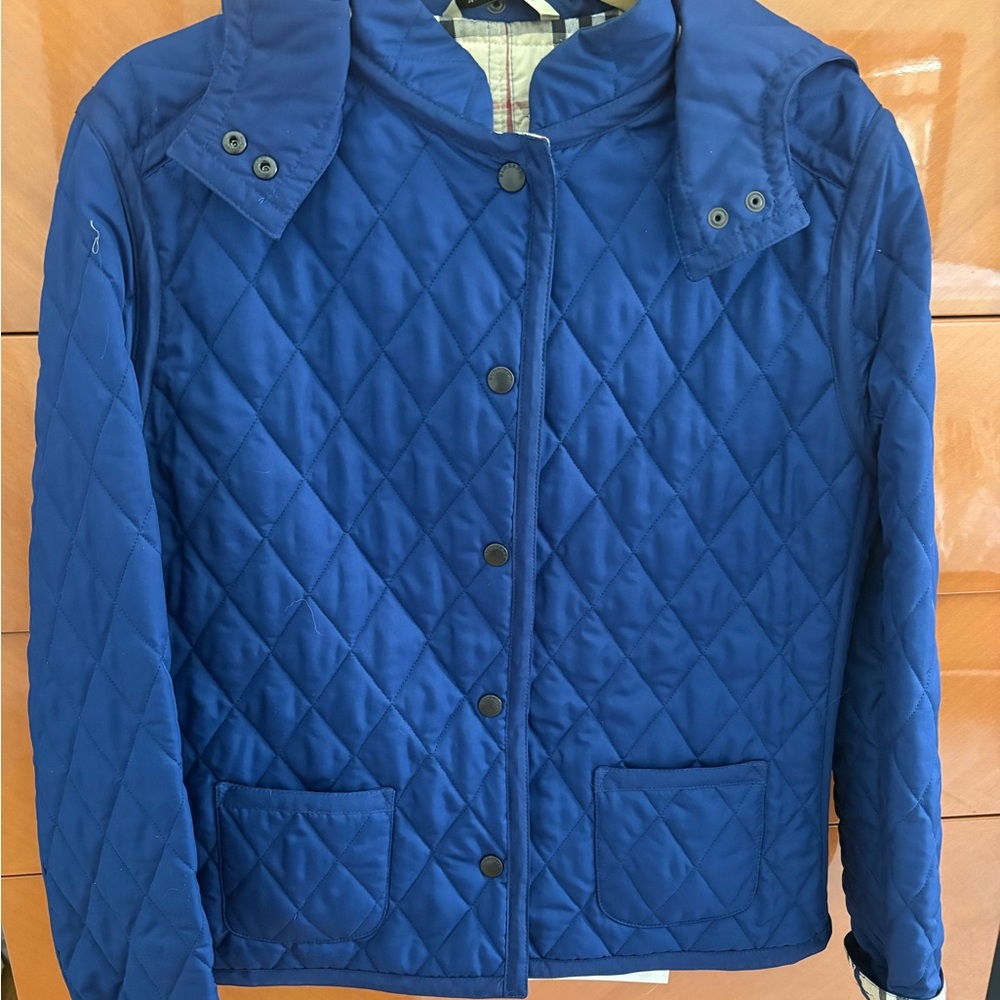 Burberry Quilted Blue Jacket